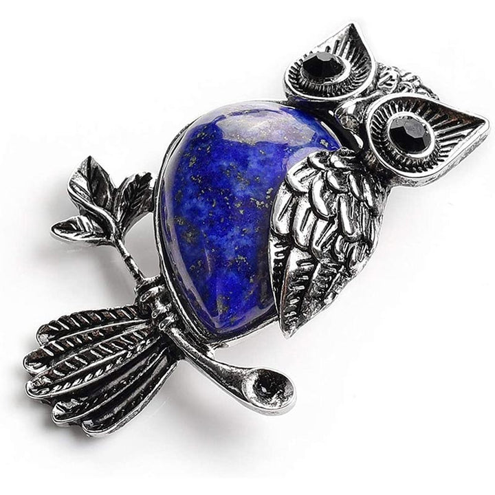Olivenorma Natural Stone Owl Necklace - image 8