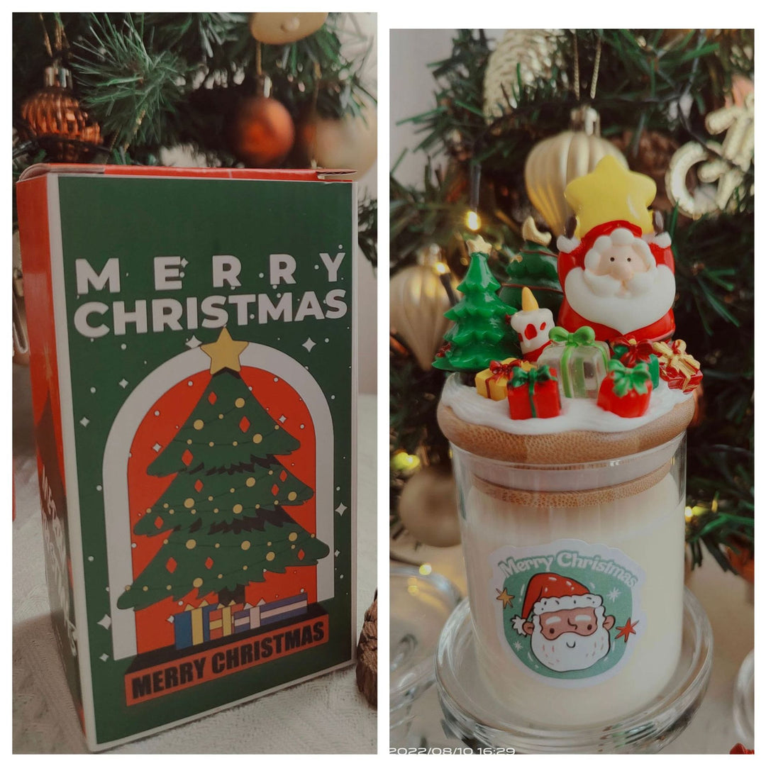 Olivenorma Christmas Santa Decor Candle - image 6