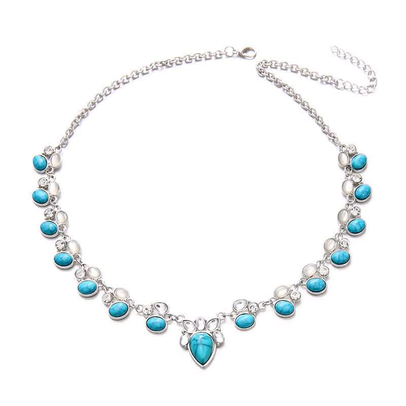 Olivenorma Fashionable Bohemia Turquoise Necklace - image 4