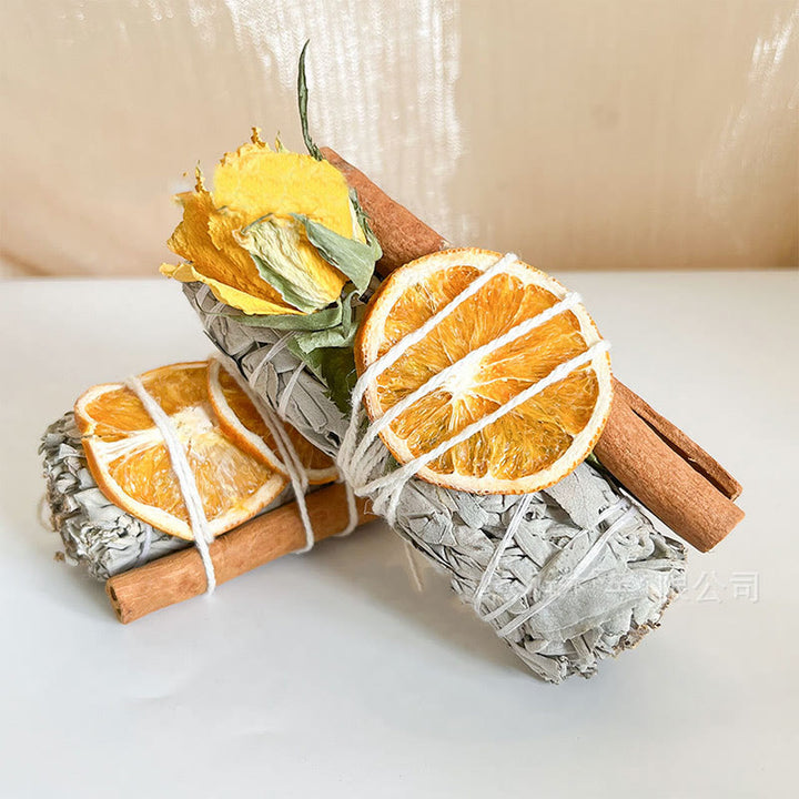 Olivenorma Cinnamon Orange Crystal Cleansing Meditation White Sage - image 6