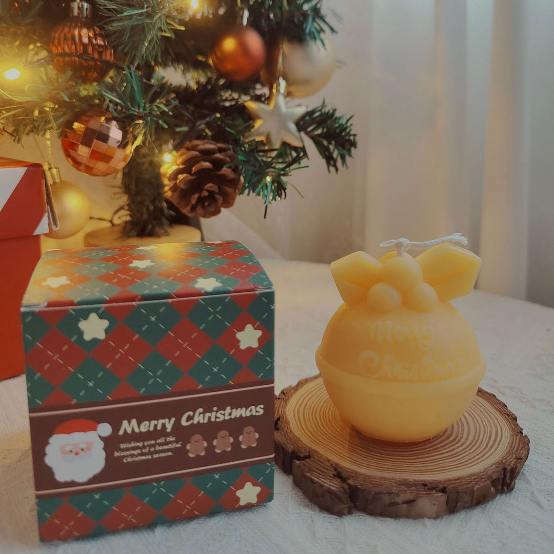 Olivenorma Christmas Cake Cookie Model Candle - Yellow Bell-6.5*8cm - image 11