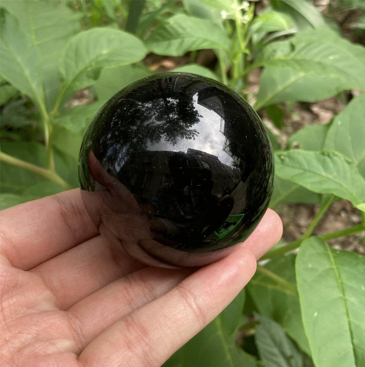 Olivenorma Obsidian Crystal Sphere Decoration - image 2