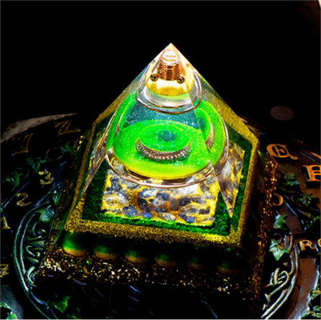Olivenorma Abundance And Joy- Green Life Orgone Pyramid - image 1