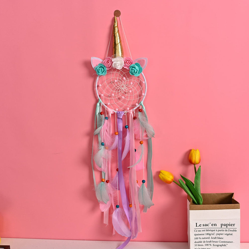 Olivenorma Colorful Unicorn Feather Dream Catcher - image 1