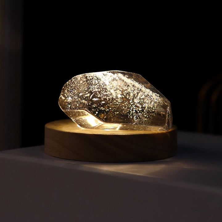 Olivenorma USB Natural Crystal Lamp - Golden Rutilated - image 9