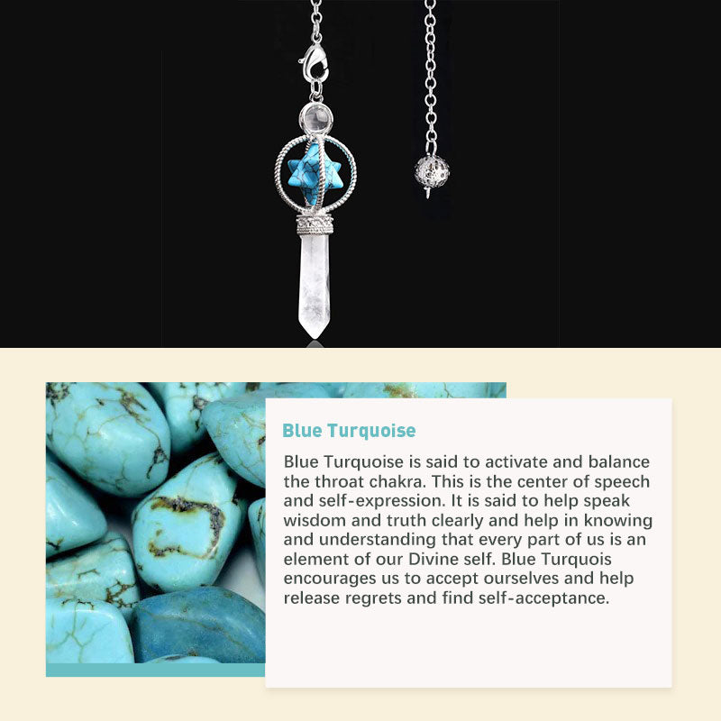 Natural Crystal Stone Pendulum - image 27