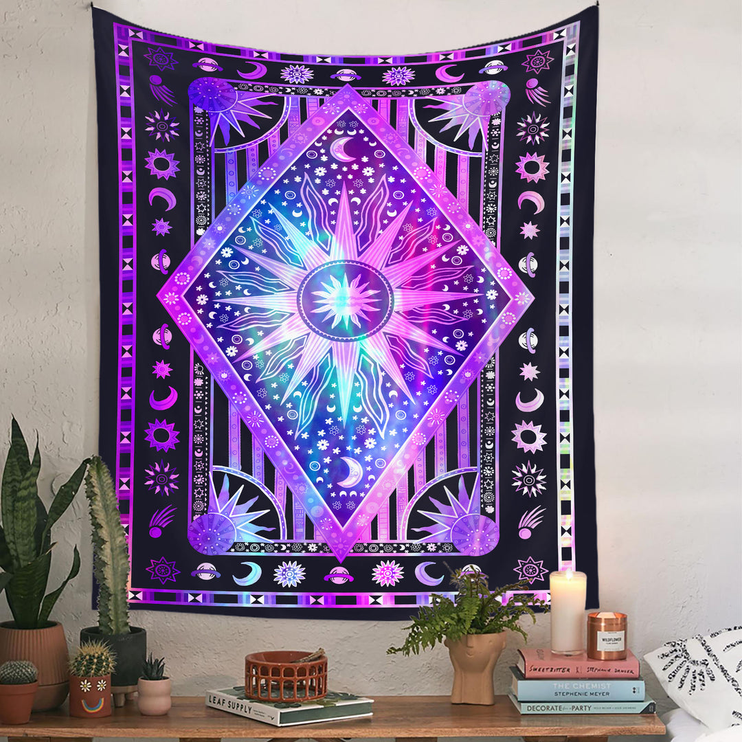 Olivenorma Sun Rays Moon Bohemia Tapestry - image 31