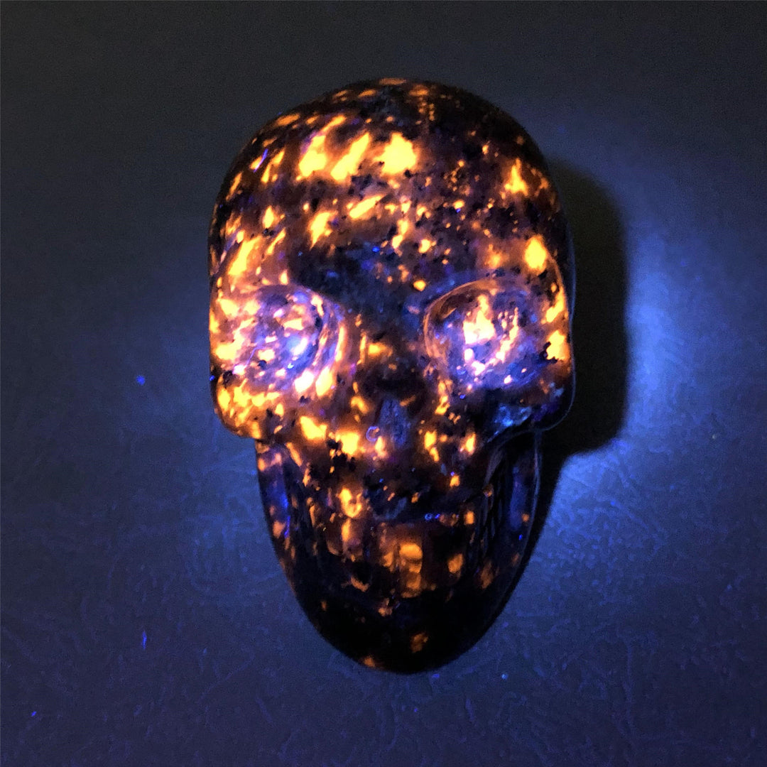 Olivenorma Yooperlite  Crystal Skull Decoration - image 10