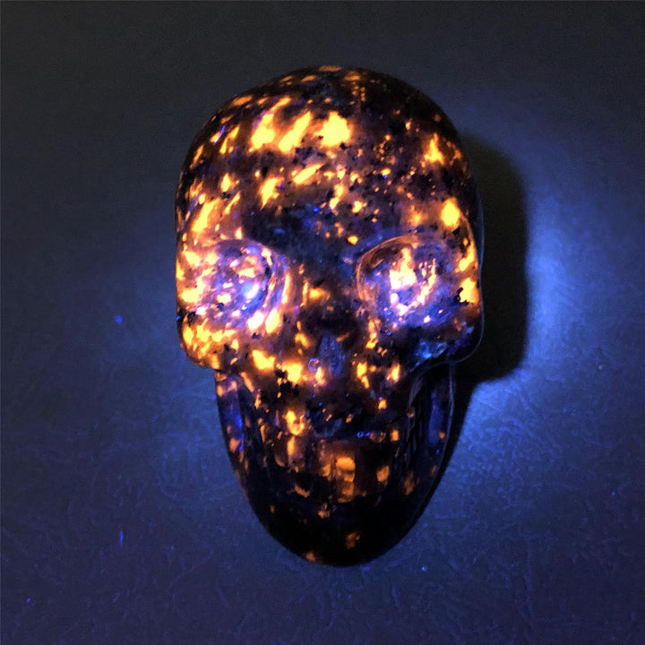 Olivenorma Yooperlite  Crystal Skull Decoration - image 10