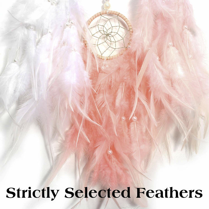 Olivenorma Indian Style Three Ring Feather Dream Catcher - image 5