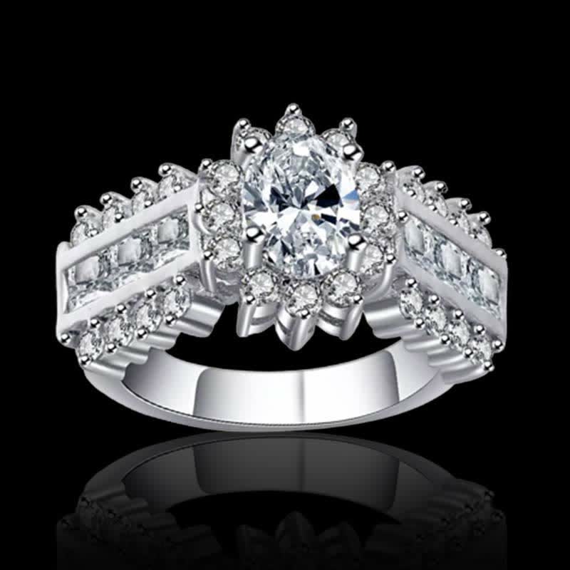 FREE Today:  St. Edward - Queen Crown Ring - Silver White - 10 - image 14