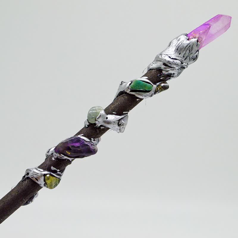 Olivenorma Moon Sun Star Fairy Crystal Wands - Pink Crystal#1 - image 27
