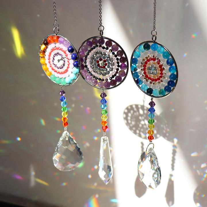Olivenorma Crystal Suncatchers Handmade Chakra Wind Chime - image 19