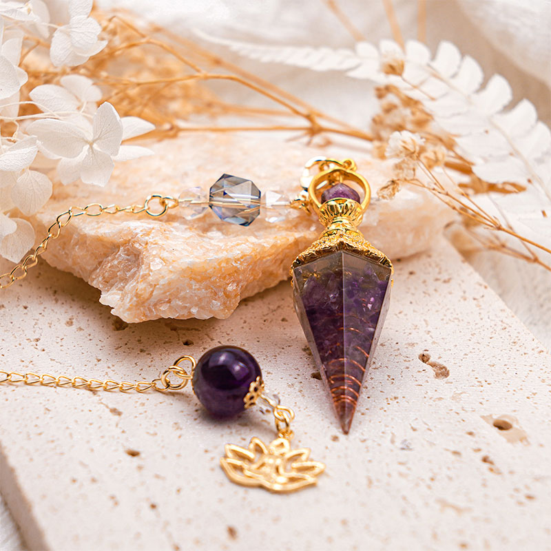 Natural Crystal Stone Pendulum - image 1