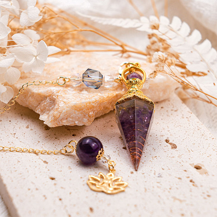 Natural Crystal Stone Pendulum - image 1