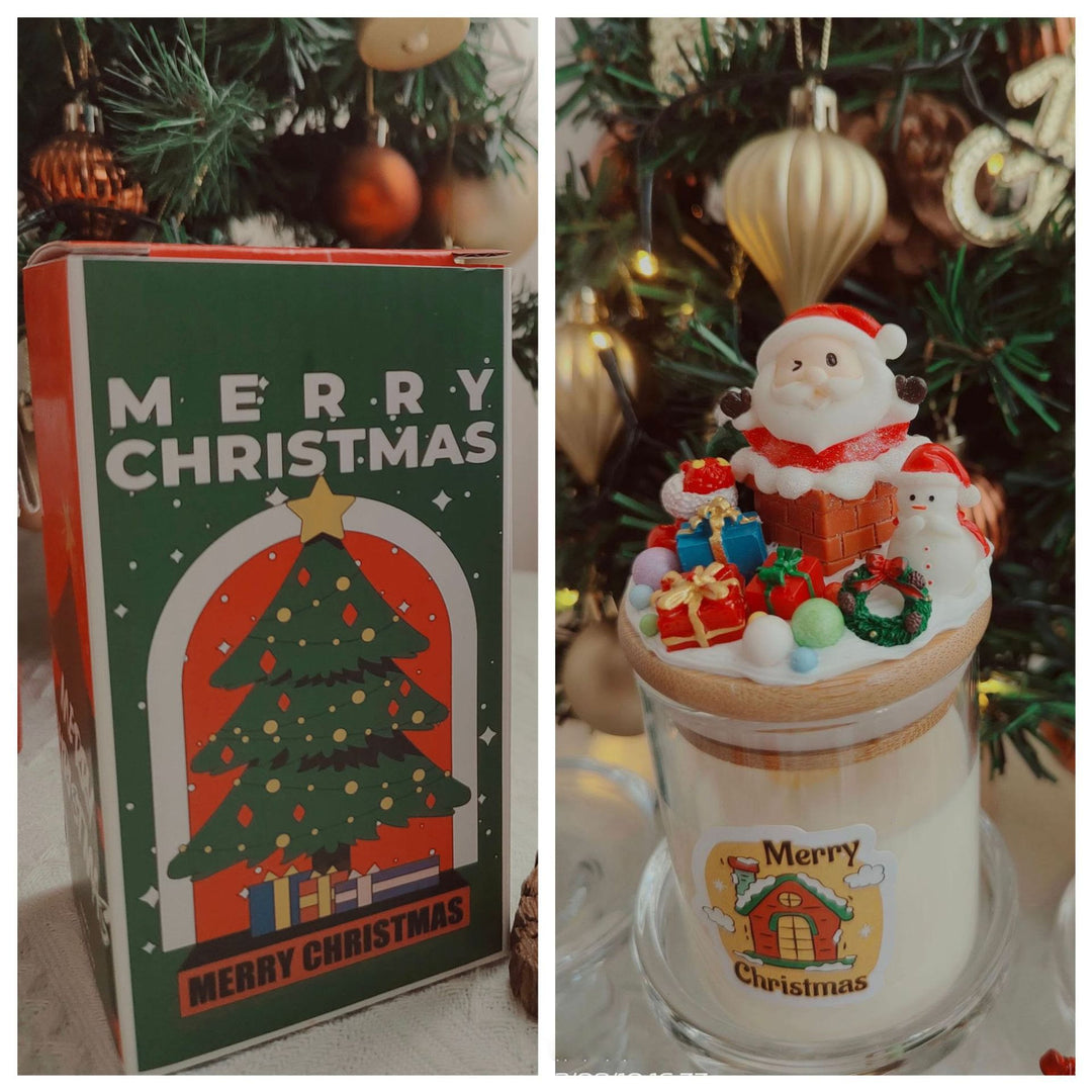 Olivenorma Christmas Santa Decor Candle - image 11