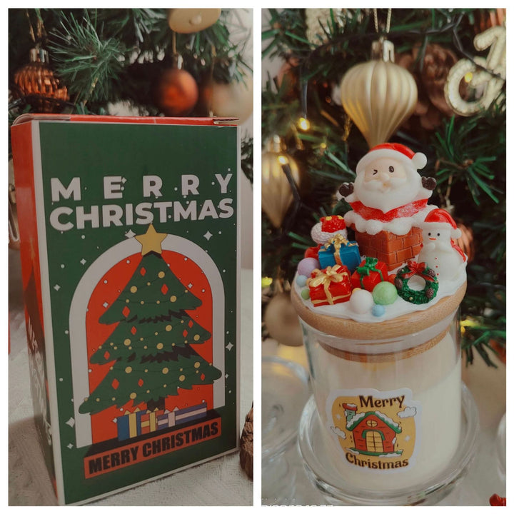 Olivenorma Christmas Santa Decor Candle - image 11