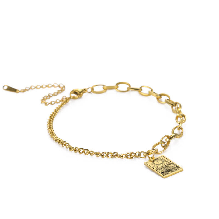 Grand Arcana Cards Tarot Bracelet - Gold - The Moon - image 6
