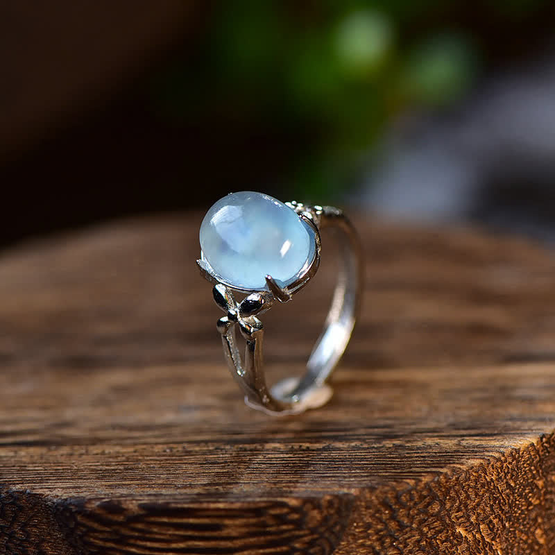 Olivenorma Natural Aquamarine Positive Ring - Aquamarine - image 0