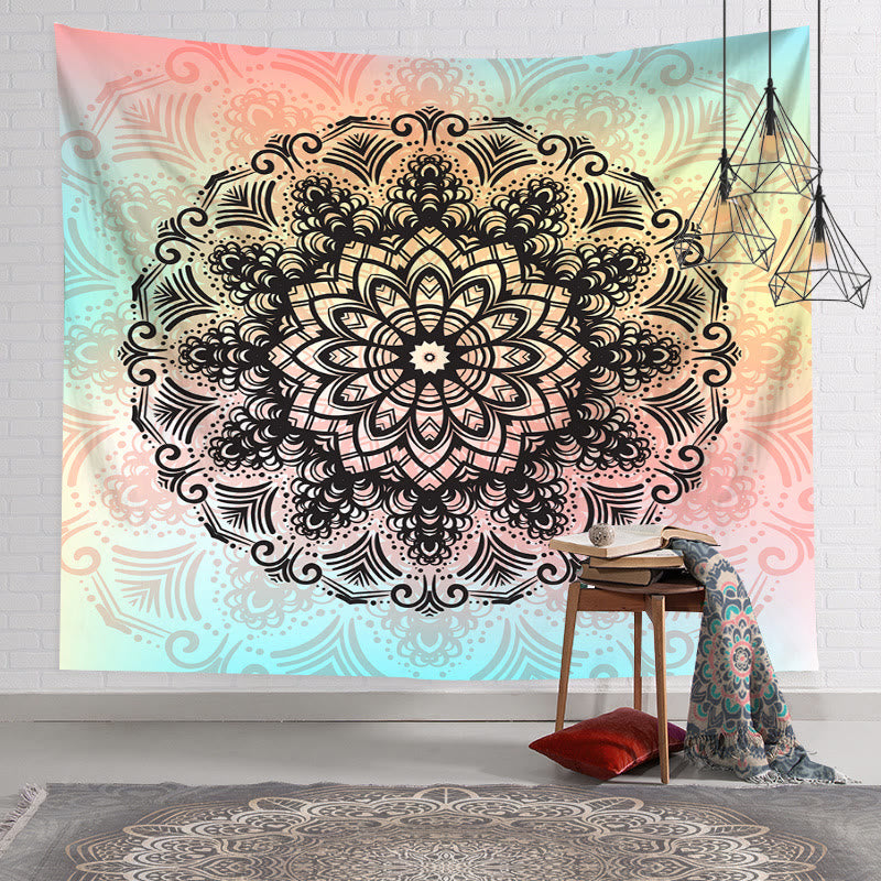 Olivenorma Yoga Backdrop Fabric Decorative Wall Covering Mural Tapestry - Flannel - Lotus#5 - 78.74"*59.05"(200*150cm) - image 12