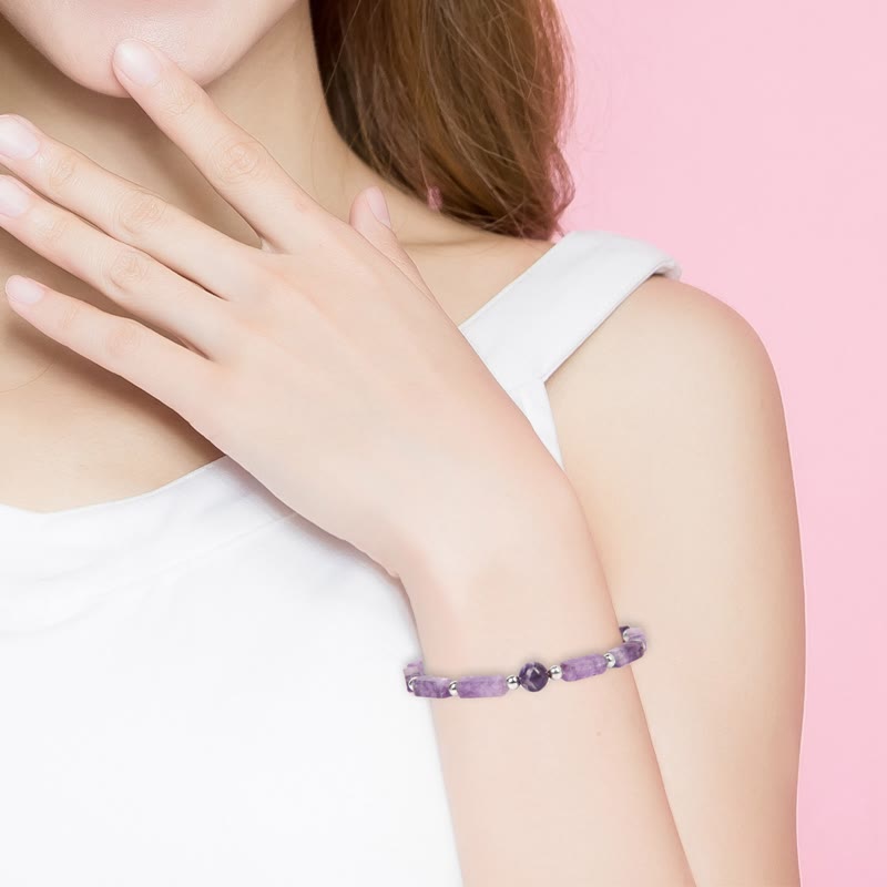 Olivenorma Natural Amethyst Body-purify Slimming Bracelet - image 1
