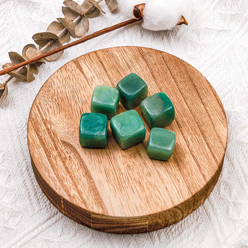 Olivenorma Green Aventurine Crystal Cube - Green Aventurine - image 0