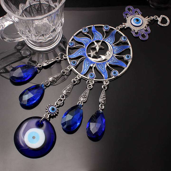 Olivenorma Evil Eye Wind Chime Dream Catcher Wall Decor - image 5