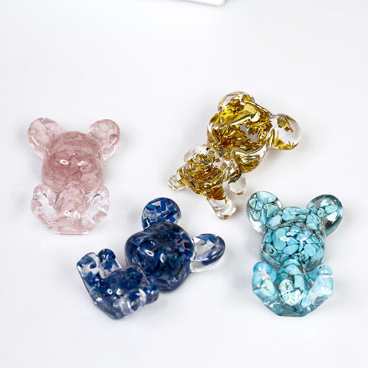 Olivenorma Cute Crystal Bear Gemstone Decoration - image 1