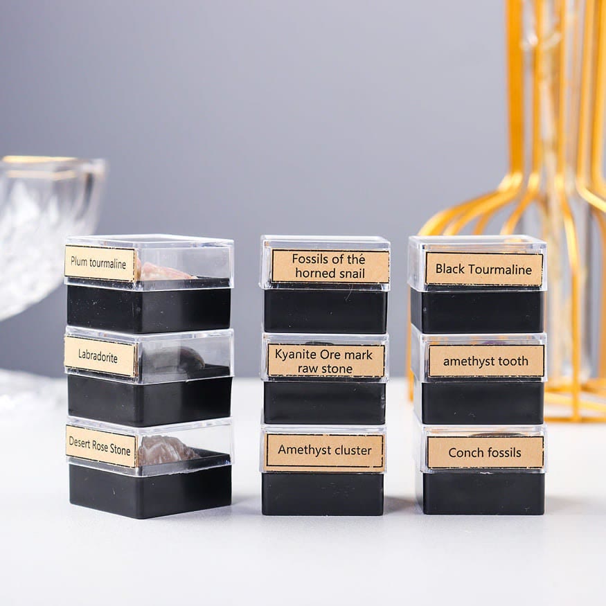 Olivenorma 9pcs Set Natural Crystal Set Gift Box - image 3