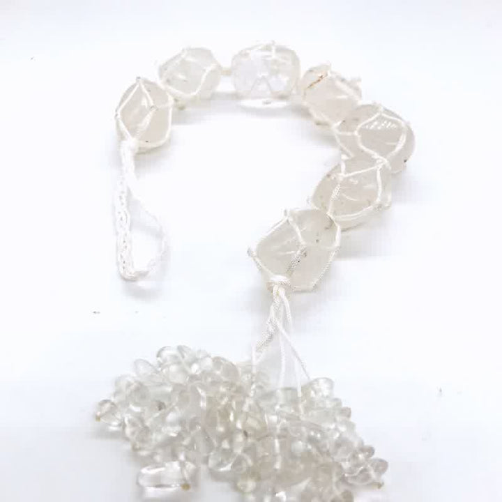Olivenorma The 7 Chakra Healing Reiki Stone Meditation Tassel Decoration - Clear Crystal - image 14