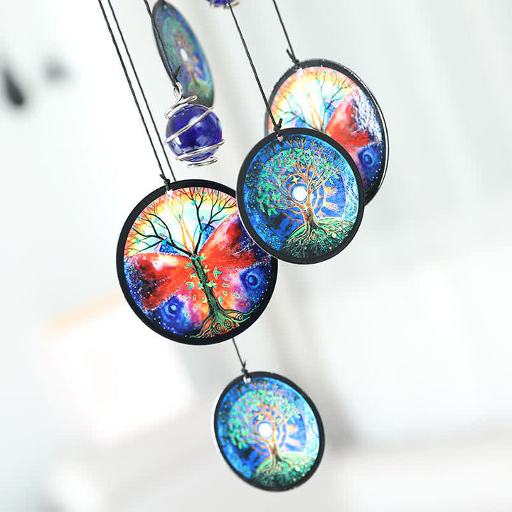 Olivenorma Tree of Life Butterfly Rainbow Wind Chime - image 2