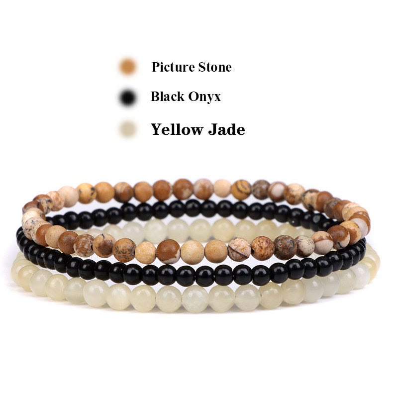 Olivenorma Protection From Negative Energies Picture Jasper Bracelet - image 2