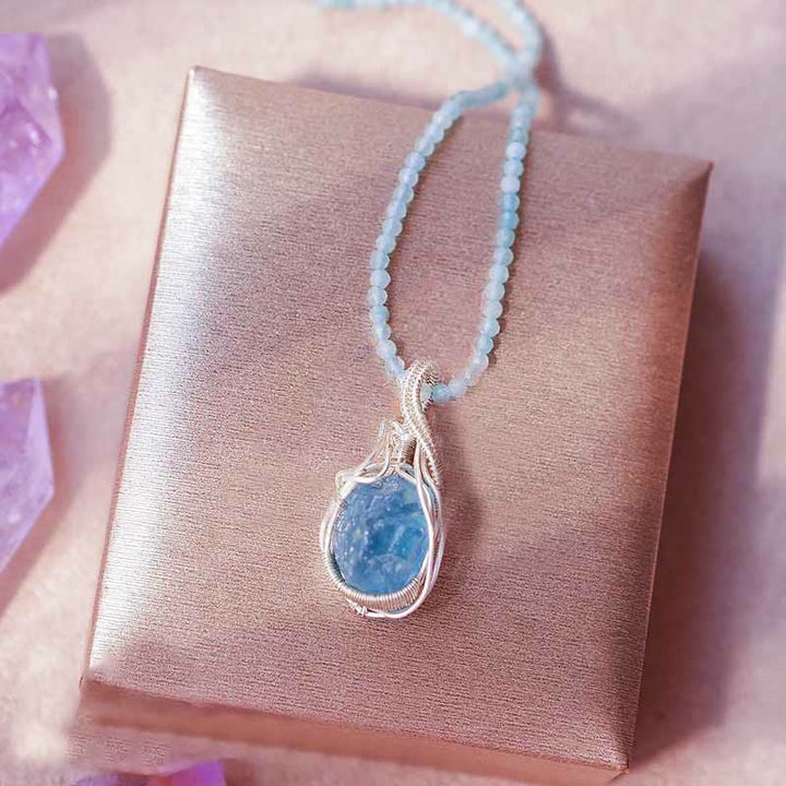 Olivenorma Natural Crystal Rough Handmade Pendant Necklace - image 12