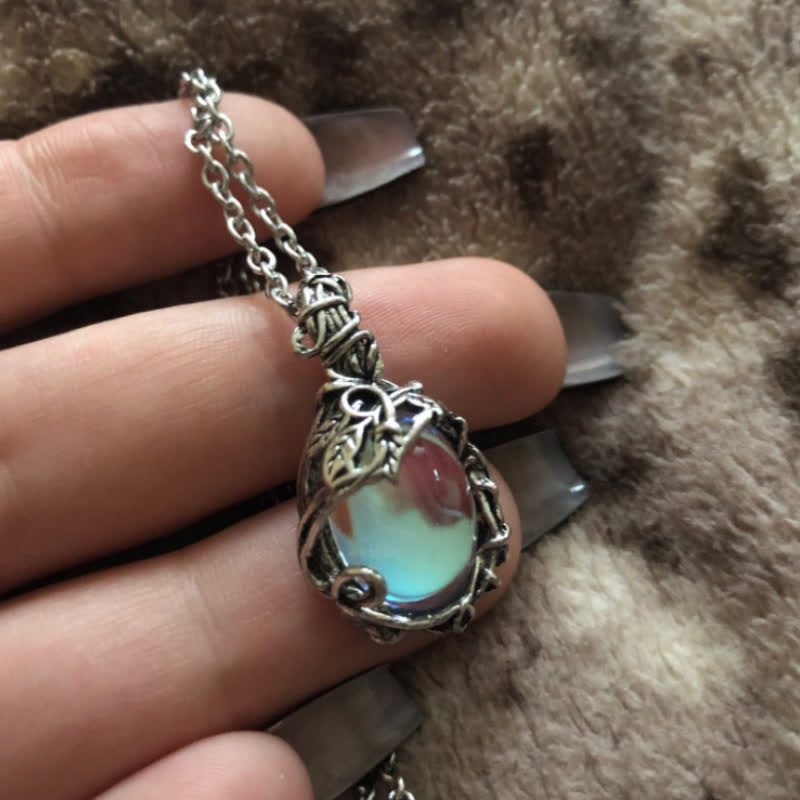 Olivenorma Moonstone Aurora Necklace - image 3