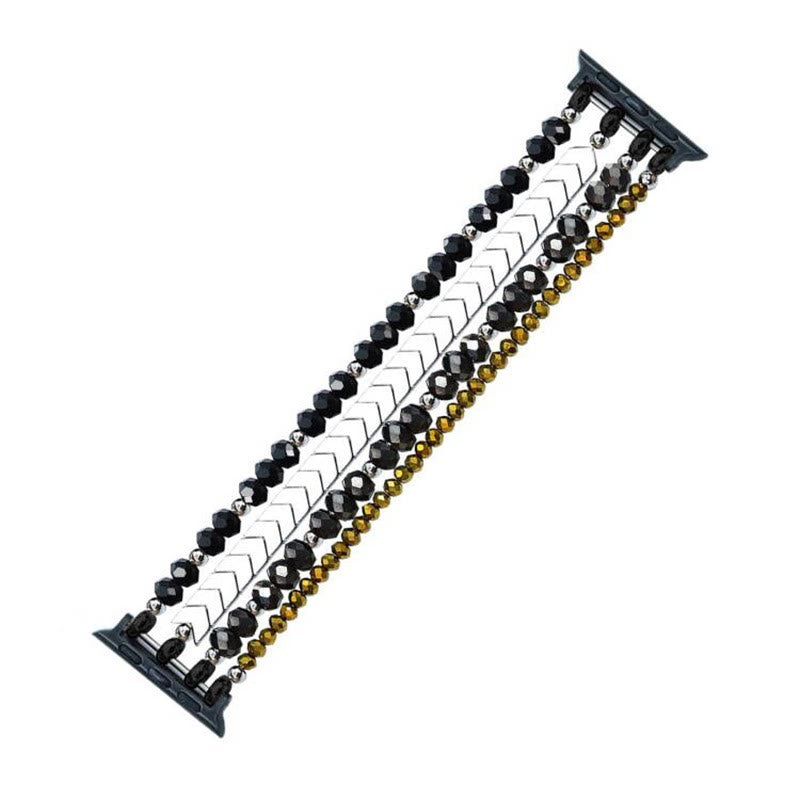 Olivenorma Alloy Arrow Crystal Beaded Watch Strap Bracelet - image 13
