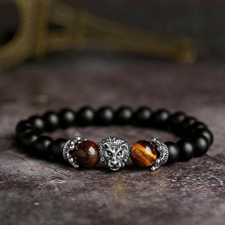 Olivenorma Natural Crystal Stone Lion Symbol Bracelet - image 5