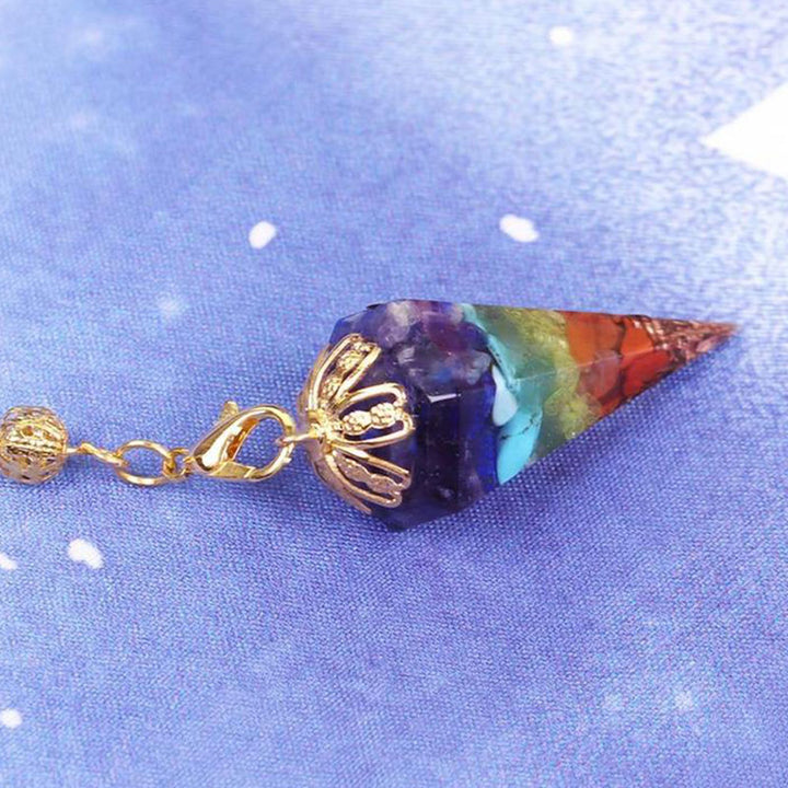 Olivenorma Chakra Orgone Divination Pendulum - image 4