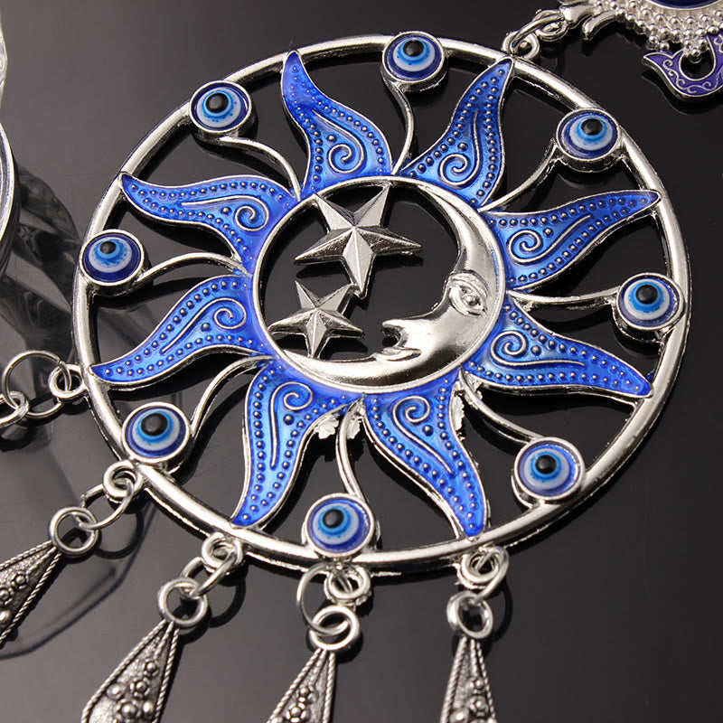 Olivenorma Evil Eye Wind Chime Dream Catcher Wall Decor - image 2