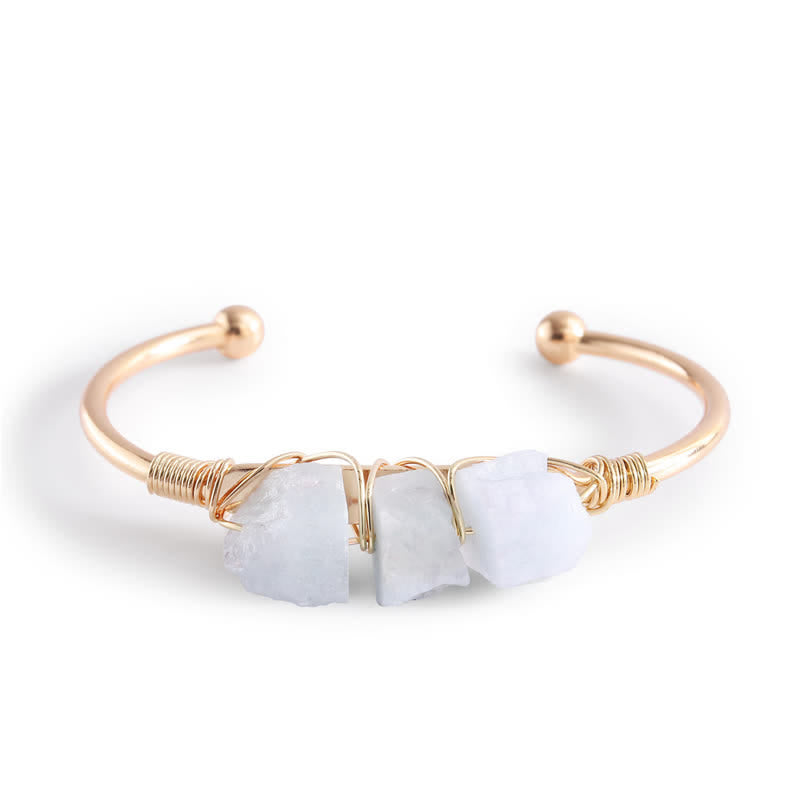 Olivenorma  Vintage Raw Crystal Gemstone Bracelet - image 12