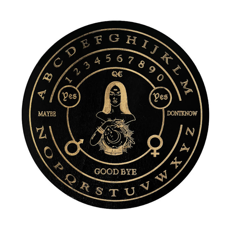 Olivenorma The Wooden Divination Pendulum Game Tarot Card - Black - Witch & Moon - image 7
