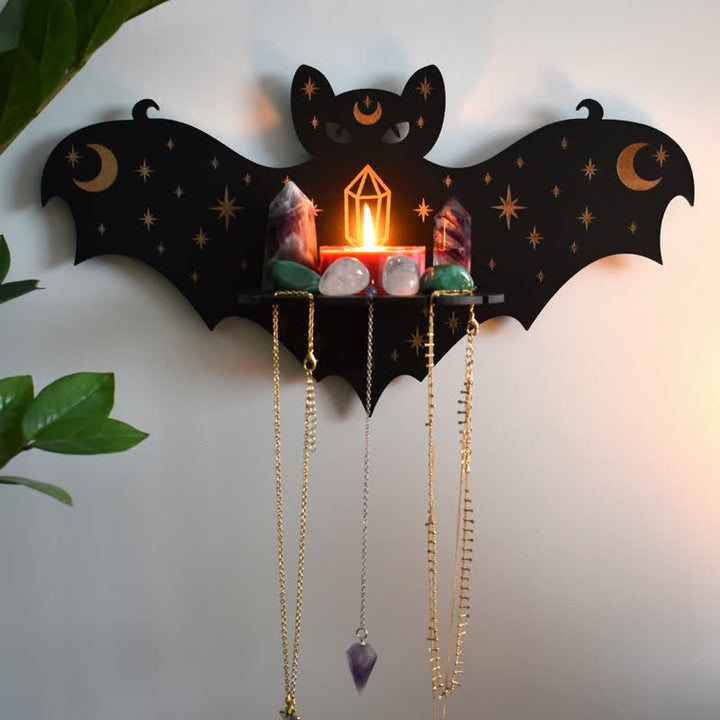 Olivenorma Celestial Bat Altar Crystal Shelf - image 2