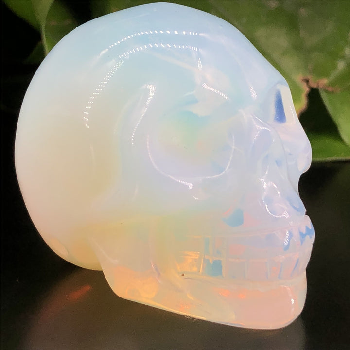 Olivenorma Opalite Crystal Skull Decoration - image 1