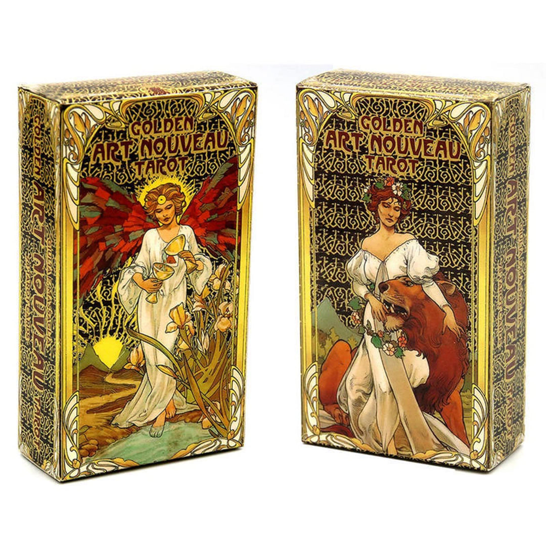 Olivenorma Golden Art Nouveau Tarot Deck Cards - image 1