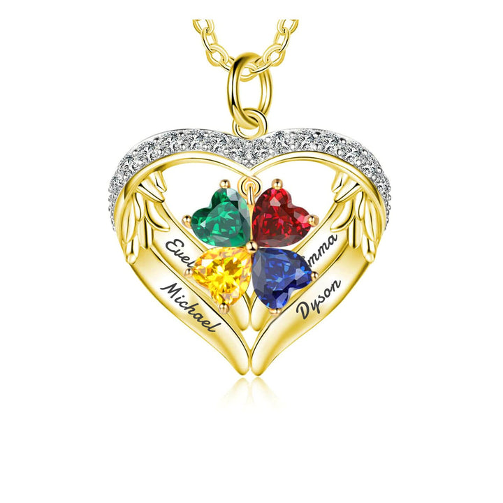 Olivenorma Personalized Birthstone Engraved Name Gift CZ Necklace - image 17