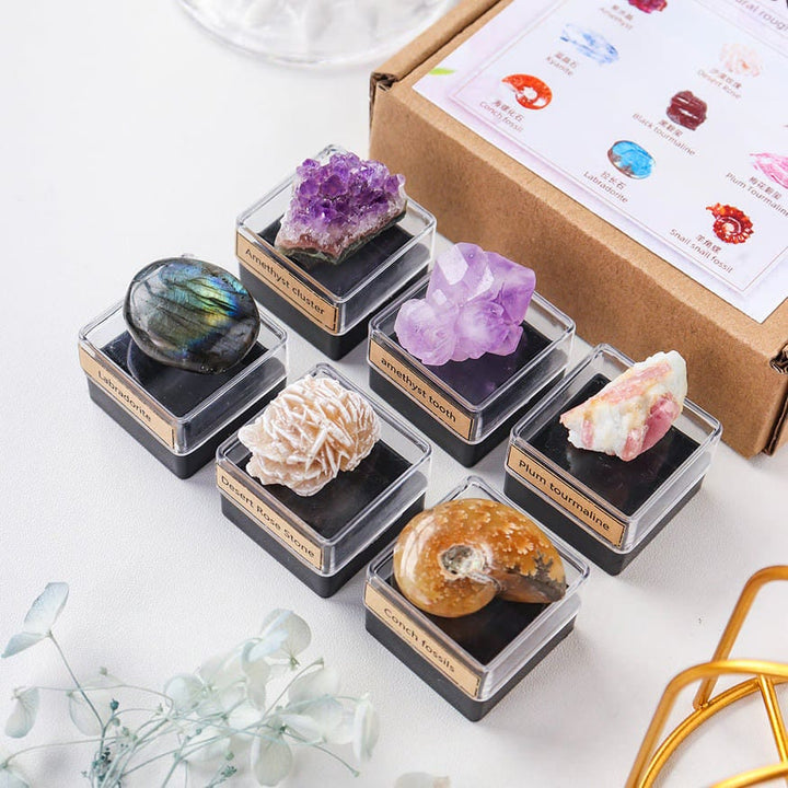 Olivenorma 9pcs Set Natural Crystal Set Gift Box - Crystal Set - image 0