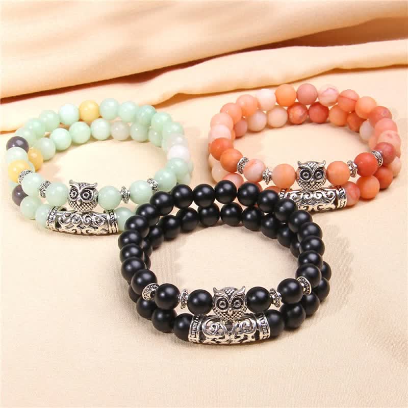 Olivenorma Owl Natural Crystal Beads Bracelet - image 33