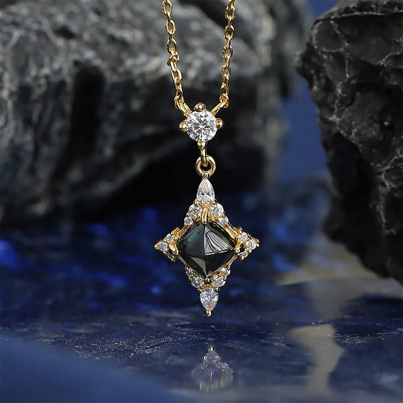 Olivenorma“Eternal Bliss” - Natural London Blue Topaz Necklace - image 9