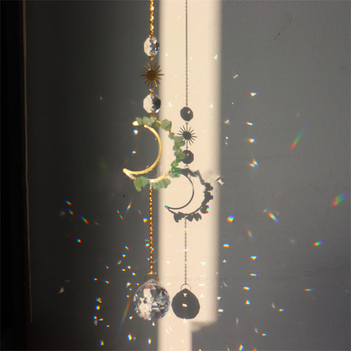 Olivenorma Moon Suncatcher Wall Hanging Wind Chime - image 8