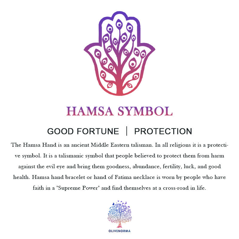 Olivenorma Evil Eye Hamsa Necklace Bracelet - image 18