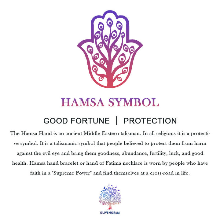 Olivenorma Evil Eye Hamsa Necklace Bracelet - image 18